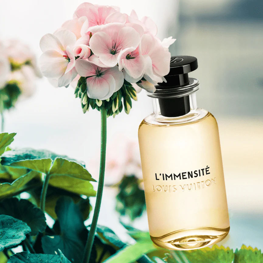 L'Immensite by Louis Vuitton fragrance bottle