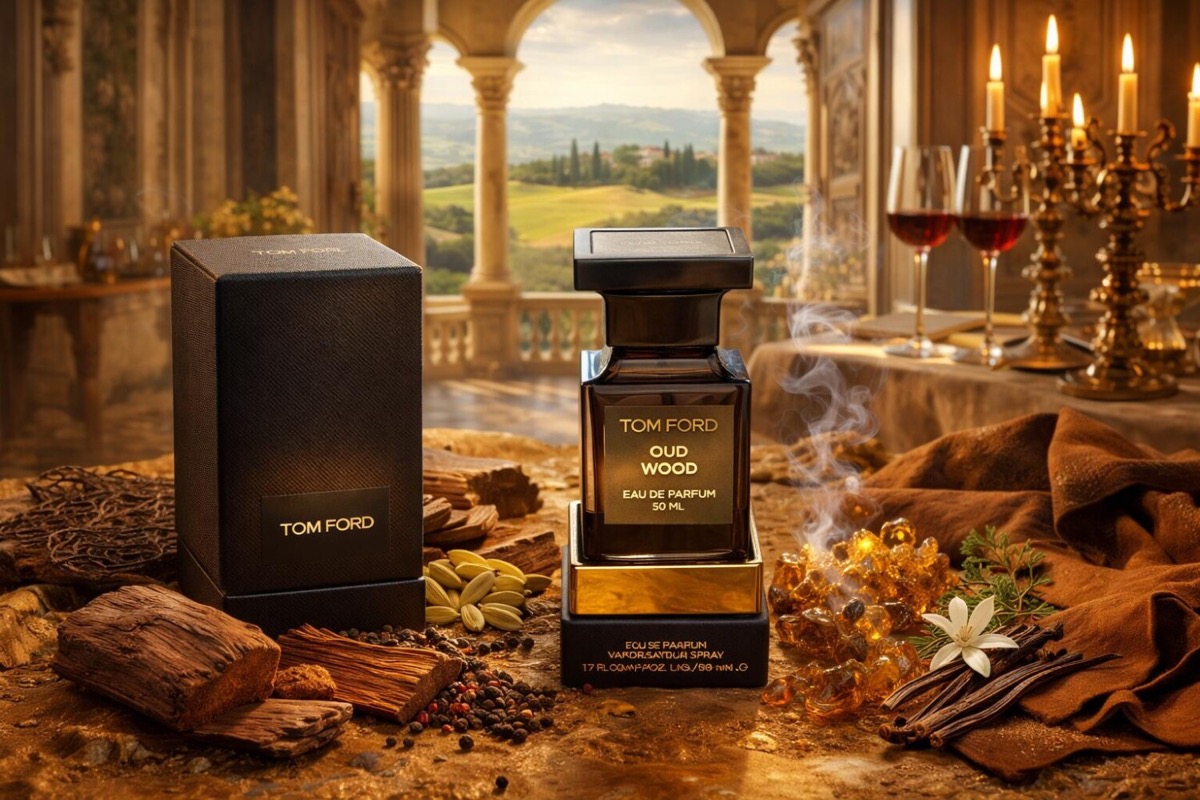 Oud Wood by Tom Ford fragrance bottle